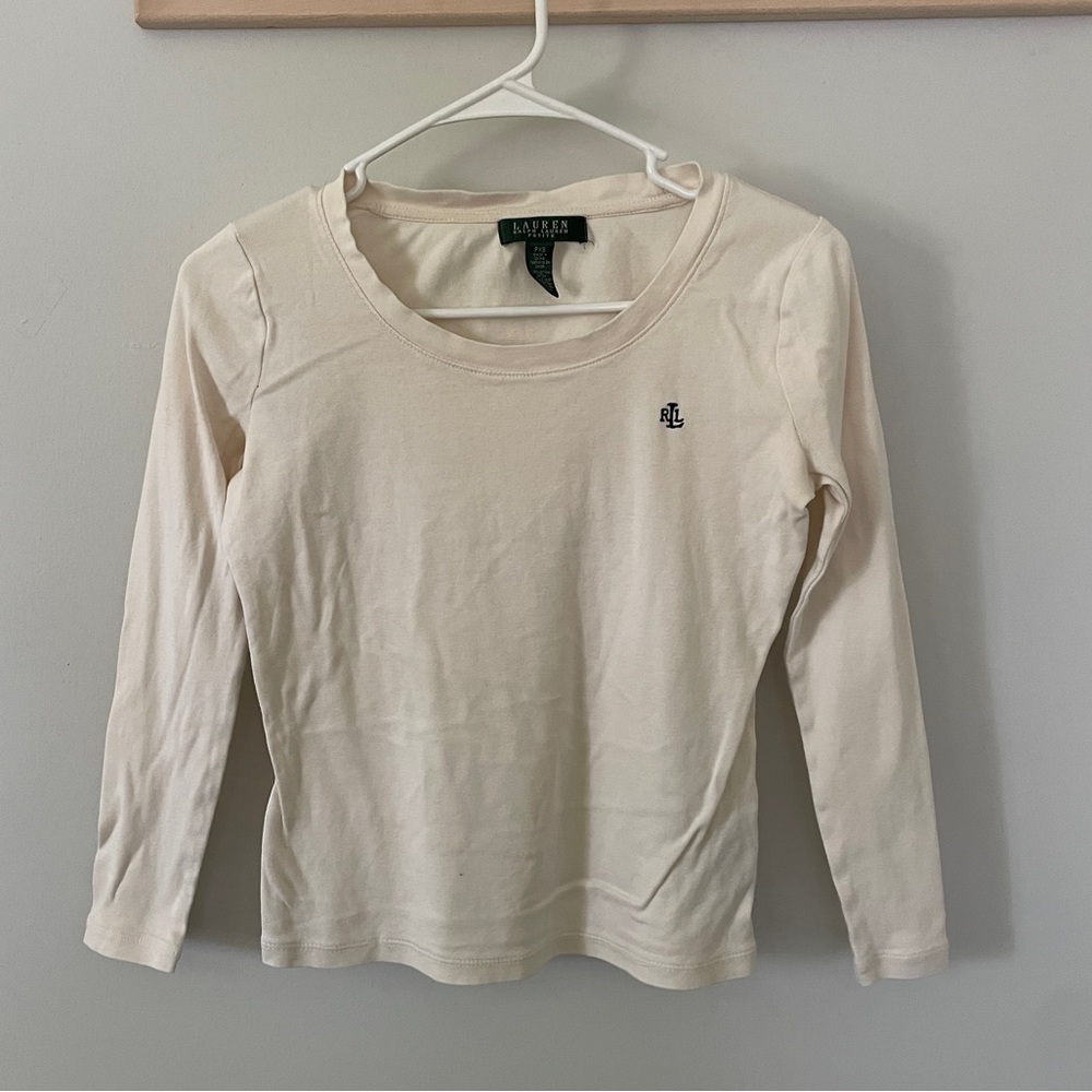 Ralph Lauren - White/Cream Long Sleeve Shirt - Picture 2 of 10